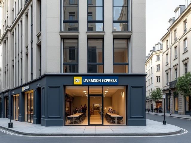 Façade de l'immeuble de Livraison Express SAS au 18 Rue de Turbigo, Paris
