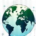Icône globe symbolisant la couverture internationale